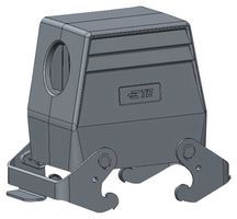 T1359320132-000 - Heavy Duty Connector, Hood, Side Entry, Aluminium Alloy Body, 2 Lever - TE CONNECTIVITY