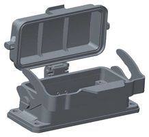 T1510163000-000 - Heavy Duty Connector, Base, Bulkhead Mount, Aluminium Alloy Body, 1 Lever, H16B - TE CONNECTIVITY