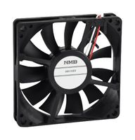 08015SS-24N-AA-00 - DC Axial Fan, 24 V, Square, 80 mm, 15 mm, Sleeve Bearing, 33.9 CFM - NMB TECHNOLOGIES