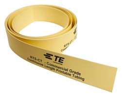 EL7601-000 - Heat Shrink Tubing, 3:1, 0.5 ", 12.7 mm, Yellow, 164 ft, 50 m - TE CONNECTIVITY