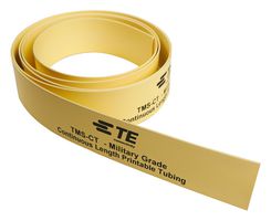 EL7643-000 - Heat Shrink Tubing, 3:1, 0.094 ", 2.4 mm, Yellow, 164 ft, 50 m - TE CONNECTIVITY