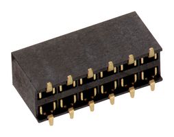 61032421821 - PCB Receptacle, Board-to-Board, 2.54 mm, 2 Rows, 24 Contacts, Surface Mount Straight, WR-PHD - WURTH ELEKTRONIK