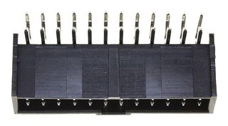 90130-3124 - Pin Header, Signal, 2.54 mm, 2 Rows, 24 Contacts, Through Hole Right Angle - MOLEX