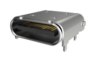 10137062-00021LF - USB Connector, USB Type C, USB 3.1, Receptacle, 24 Ways, Surface Mount, Through Hole Mount - AMPHENOL COMMUNICATIONS SOLUTIONS