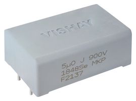 MKP1848SE55090JP4B - Power Film Capacitor, Metallized PP, Radial Box - 4 Pin, 5 µF, ± 5%, DC Link, Through Hole - VISHAY