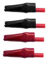 10016 - Alligator Clip Kit, Black, Red, 10 A, 4mm Banana Plugs - MUELLER ELECTRIC