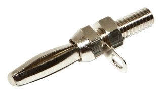 BU-P3264 - Banana Test Connector, Plug, Panel Mount, 15 A, 5000 Vrms, Nickel Plated Contacts - MUELLER ELECTRIC