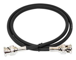 BU-P5697-300 - RF / Coaxial Cable Assembly, BNC Plug to BNC Plug, RG58C/U, 50 ohm, 300 ", 7.62 m, Black - MUELLER ELECTRIC