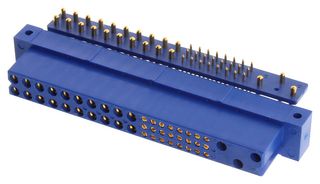 PCIH47F400A1/AA - Rectangular Power Connector, 47 Contacts, PCIH Series, Panel PCB Mount, Through Hole, Receptacle - POSITRONIC