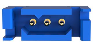PLA03M300A1/AA - Rectangular Power Connector, 3 Contacts, PLA Series, PCB Mount, Through Hole, 5 mm, Plug - POSITRONIC