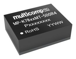 MP-K7812MT-500R4(100) - Non Isolated POL DC/DC Converter, ITE, 1 Output, 6 W, 12 V, 500 mA, Fixed, Adjustable - MULTICOMP PRO