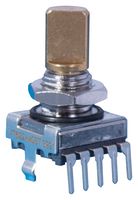 E33-VT622-M03T - Rotary Encoder, Mechanical, Incremental, 8 PPR, 16 Detents, Vertical, With Push Switch - ELMA