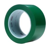 471, GREEN, 33M X 50MM - Tape, General Purpose, Vinyl, Green, 33 m x 50 mm - 3M