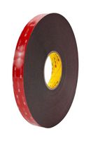 5952, BLACK, 11M X 19MM - Foam Tape, Double Sided, Black, 11 m x 19 mm - 3M