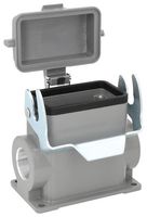 MP009388 - Heavy Duty Connector, Base, Bulkhead Mount, Side Entry, Aluminium Body, 1 Lever, 10B - MULTICOMP PRO