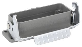 MP009396 - Heavy Duty Connector, Base, Bulkhead Mount, Aluminium Body, 1 Lever, 16A - MULTICOMP PRO