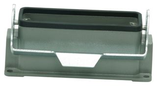 MP009419 - Heavy Duty Connector, Base, Bulkhead Mount, Side Entry, Aluminium Body, 1 Lever, 24B - MULTICOMP PRO