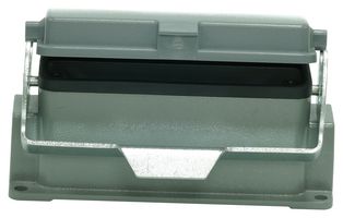 MP009422 - Heavy Duty Connector, Base, Bulkhead Mount, Side Entry, Aluminium Body, 1 Lever, 24B - MULTICOMP PRO