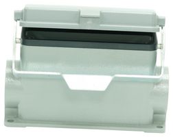 MP009425 - Heavy Duty Connector, Base, Bulkhead Mount, Side Entry, Aluminium Body, 1 Lever, 24B - MULTICOMP PRO