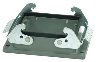MP009439 - Heavy Duty Connector, Base, Bulkhead Mount, Aluminium Body, 2 Lever, 32B - MULTICOMP PRO