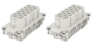 MP009544 - Heavy Duty Connector, MP-HD INSERTS, Insert, 80+PE Contacts, 32B, Receptacle - MULTICOMP PRO