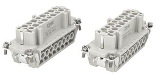 MP009576 - Heavy Duty Connector, MP-HE INSERTS, Insert, 32+PE Contacts, 32B, Receptacle, Screw Socket - MULTICOMP PRO
