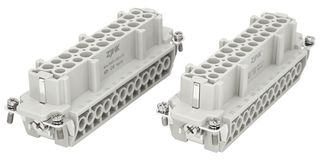 MP009580 - Heavy Duty Connector, MP-HE INSERTS, Insert, 48+PE Contacts, 48B, Receptacle, Screw Socket - MULTICOMP PRO