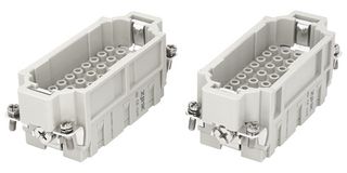 MP009593 - Heavy Duty Connector, MP-HEE INSERTS, Insert, 64+PE Contacts, 32B, Plug - MULTICOMP PRO
