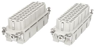 MP009594 - Heavy Duty Connector, MP-HEE INSERTS, Insert, 92+PE Contacts, 48B, Receptacle - MULTICOMP PRO
