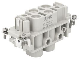 MP009598 - Heavy Duty Connector, Combination, MP-HK INSERTS, Insert, 6+PE Contacts, 16B, Receptacle - MULTICOMP PRO