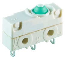 1045.0102 - Microswitch, Subminiature, Pin Plunger, SPDT, Solder Lug, 5 A - MARQUARDT