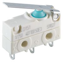 1045.5102 - Microswitch, Subminiature, Lever, SPDT, Solder Lug, 6 A - MARQUARDT
