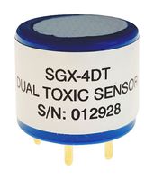 SGX-4DT - Gas Detection Sensor, Dual Tox, Carbon Monoxide, Hydrogen Sulphide, 500 ppm / 200 ppm, 4 Series - AMPHENOL SGX SENSORTECH