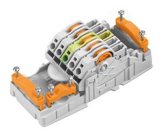 2673470000 - Panel Mount Barrier Terminal Block, 14-10AWG, 41 A, 800 V, 1 Pole, 1, Push In - WEIDMULLER