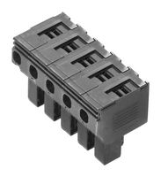1010910000 - Pluggable Terminal Block, 5 Ways, 12AWG, 4 mm², Push In, 32 A - WEIDMULLER
