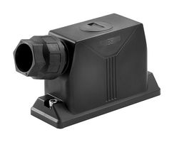 2716780000 - Heavy Duty Connector, Hood, Side Entry, Nylon (Polyamide) Body, Screw, 8 - WEIDMULLER
