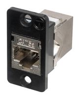 FACK2SBPM - In-Line Adapter, Shielded, RJ45, RJ45, Adaptor, In-Line, Low Profile Panel Mount Range Series, Jack - TUK