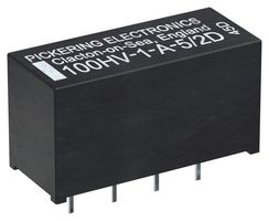 100HV-1-A-5/3D - Reed Relay, SPST-NO, 5 V, 100HV Series, Through Hole, 500 ohm, 1 A - PICKERING