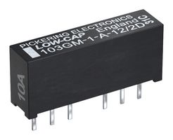 103GM-1-A-5/2D - Reed Relay, SPST-NO, 5 V, 103 Series, Through Hole, 500 ohm, 500 mA - PICKERING