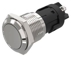 82-4552.2000 - Vandal Resistant Switch, 82 Series, 16 mm, SPDT, Maintained, Round Flat Flush, Natural - EAO