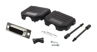 MP010152 - D Sub Connector, Kit, Standard, Receptacle, MCP D-SUB Kits, 15 Contacts, DA, Solder Cup - MULTICOMP PRO