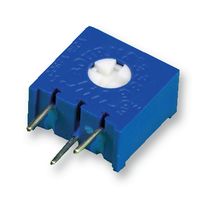 3386V-1-503LF - Trimpot, Single Turn, Cermet, Top Adjust, 50 kohm, Through Hole, 1 Turns - BOURNS