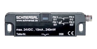 101193253 - Safety Interlock Switch, BNS 36 Series, SPST-NO, SPST-NC, M8 Connector, IP67 - SCHMERSAL