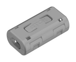 ZCAT20D-BK - Split Core Ferrite, Black, 15 mm, 10 MHz, 500 MHz, 60 ohm, ZCAT Series - TDK