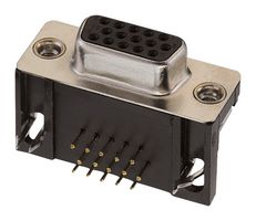 618044325223 - D Sub Connector, High Density, Receptacle, WR-DSUB Series, 44 Contacts, DB, Solder - WURTH ELEKTRONIK