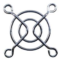 G40-2 - Fan Finger Guard, Steel - Wire Form, 40mm Axial Fans, 32 mm, Bright Nickel Chrome - ORION FANS