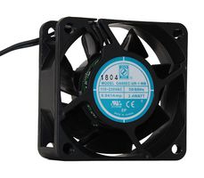 OA60EC-UR-1WB - AC Axial Fan, 115V / 230V, Square, 60 mm, 25 mm, Ball Bearing, 19.5 CFM - ORION FANS