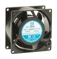 OA80AP-22-1WB - AC Axial Fan, 230V, Square, 80 mm, 38 mm, Ball Bearing, 30 CFM - ORION FANS