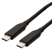 MP010449 - USB Cable, Type C Plug to Type C Plug, 800 mm, 31.5 ", USB 4.0, Black, E-Marked Cable - MULTICOMP PRO