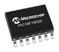 PIC16F18025-I/SL - 8 Bit MCU, PIC16 Family PIC16F18XXX Series Microcontrollers, PIC16, 32 MHz, 14 KB, 14 Pins, SOIC - MICROCHIP